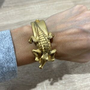 Gold Alligator Bracelet